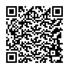 Código QR para número de telefone +12148435550