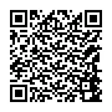 Código QR para número de telefone +12148442951