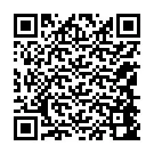 Kode QR untuk nomor Telepon +12148442973