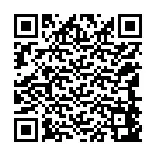 QR-код для номера телефона +12148443408