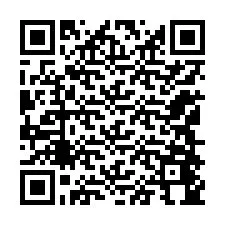 Código QR para número de teléfono +12148444377