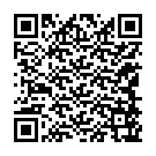 QR код за телефонен номер +12148567432