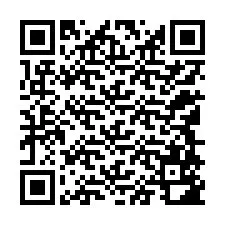 Código QR para número de teléfono +12148582568