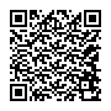 Código QR para número de teléfono +12148670739