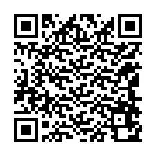 QR Code สำหรับหมายเลขโทรศัพท์ +12148670742