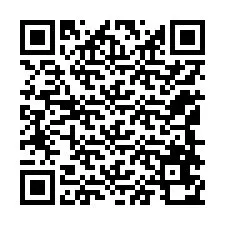 Código QR para número de telefone +12148670743