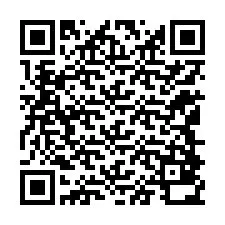 QR-код для номера телефона +12148830262