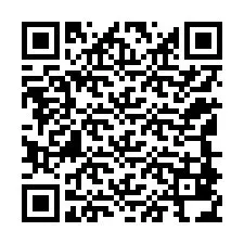 QR-koodi puhelinnumerolle +12148834004