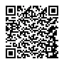 Código QR para número de teléfono +12148843073