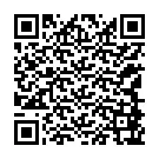 Código QR para número de teléfono +12148867030