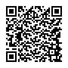 QR-код для номера телефона +12148867036