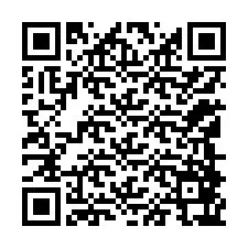 Código QR para número de teléfono +12148867659