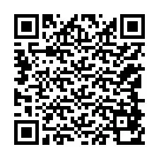 Código QR para número de teléfono +12148870489