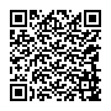 Código QR para número de teléfono +12148947508