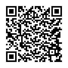 電話番号のQRコード +12148974389