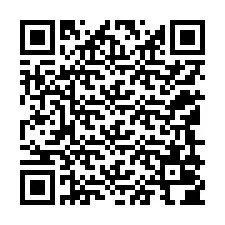 QR-code voor telefoonnummer +12149004558