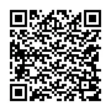 QR kód a telefonszámhoz +12149017236