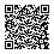 QR-код для номера телефона +12149344062