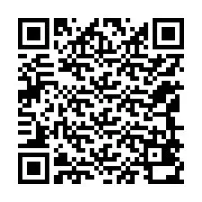 QR-koodi puhelinnumerolle +12149430203