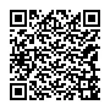 Código QR para número de teléfono +12149541025