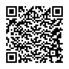 QR-koodi puhelinnumerolle +12149674373