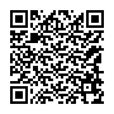 Código QR para número de telefone +12149674781