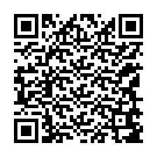 QR Code สำหรับหมายเลขโทรศัพท์ +12149687070