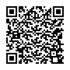 Código QR para número de teléfono +12149740666