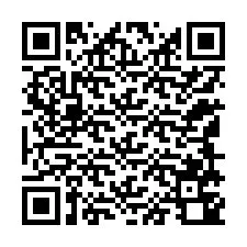 QR kód a telefonszámhoz +12149740784