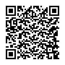 QR-koodi puhelinnumerolle +12149749686