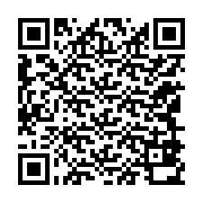 Kode QR untuk nomor Telepon +12149830836