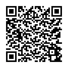 Código QR para número de teléfono +12152442608