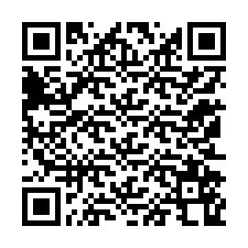 Código QR para número de teléfono +12152568596