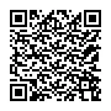 QR-код для номера телефона +12152568681