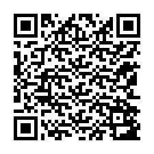 QR-код для номера телефона +12152583622