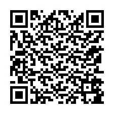 Kode QR untuk nomor Telepon +12152585846