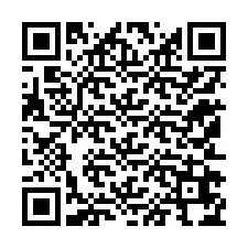 QR-code voor telefoonnummer +12152674032