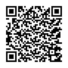 QR-koodi puhelinnumerolle +12152752884