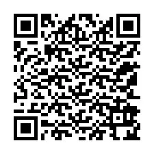 QR-code voor telefoonnummer +12152924834