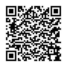 QR-code voor telefoonnummer +12152984422