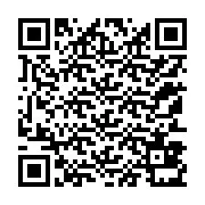 Código QR para número de telefone +12153831540