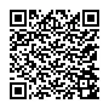 QR-код для номера телефона +12154142386