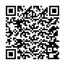 QR-код для номера телефона +12154300756