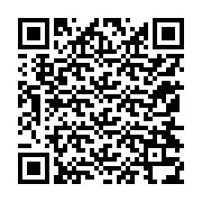 QR-код для номера телефона +12154334282