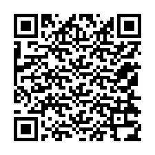 QR-код для номера телефона +12154334833