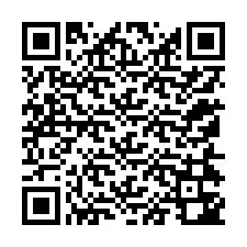 QR код за телефонен номер +12154342018