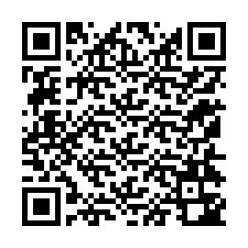 QR-code voor telefoonnummer +12154342552