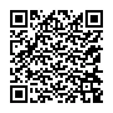 QR kód a telefonszámhoz +12154349302