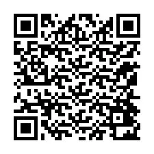 QR-код для номера телефона +12154422662