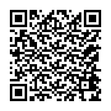 QR код за телефонен номер +12154424879